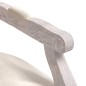 vidaXL Silla de comedor de lino beige 54x56x96,5 cm vidaXL Silla de comedor de lino beige 54x56x96,5 cm