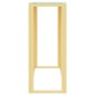 vidaXL Mesa consola acero inoxidable y vidrio 110x30x70 cm vidaXL Mesa consola acero inoxidable y vidrio 110x30x70 cm