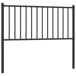vidaXL Cabecero de metal negro 100 cm