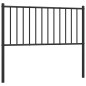 vidaXL Cabecero de metal negro 100 cm vidaXL Cabecero de metal negro 100 cm