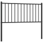 vidaXL Cabecero de metal negro 100 cm vidaXL Cabecero de metal negro 100 cm