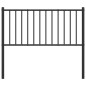 vidaXL Cabecero de metal negro 100 cm vidaXL Cabecero de metal negro 100 cm