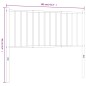 vidaXL Cabecero de metal negro 100 cm vidaXL Cabecero de metal negro 100 cm