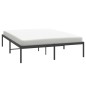 vidaXL Estructura de cama de metal negro 140x200 cm vidaXL Estructura de cama de metal negro 140x200 cm