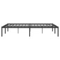 vidaXL Estructura de cama de metal negro 140x200 cm vidaXL Estructura de cama de metal negro 140x200 cm