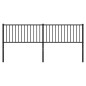 vidaXL Cabecero de metal negro 200 cm vidaXL Cabecero de metal negro 200 cm