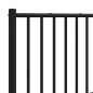 vidaXL Cabecero de metal negro 200 cm vidaXL Cabecero de metal negro 200 cm