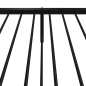 vidaXL Estructura de cama con cabecero y estribo metal negro 75x190 cm vidaXL Estructura de cama con cabecero y estribo metal negro 75x190 cm