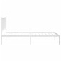 vidaXL Estructura de cama de metal con cabecero blanco 90x190 cm vidaXL Estructura de cama de metal con cabecero blanco 90x190 cm