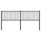vidaXL Cabecero de metal negro 180 cm vidaXL Cabecero de metal negro 180 cm