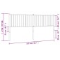 vidaXL Cabecero de metal negro 180 cm vidaXL Cabecero de metal negro 180 cm