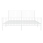 vidaXL Estructura cama metal con cabecero y pie cama blanco 183x213 cm vidaXL Estructura cama metal con cabecero y pie cama blanco 183x213 cm