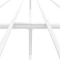 vidaXL Estructura cama metal con cabecero y pie cama blanco 183x213 cm vidaXL Estructura cama metal con cabecero y pie cama blanco 183x213 cm