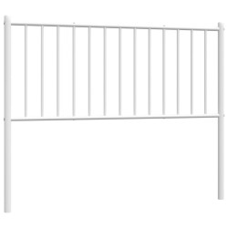 vidaXL Cabecero de metal blanco 107 cm