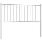 vidaXL Cabecero de metal blanco 107 cm vidaXL Cabecero de metal blanco 107 cm