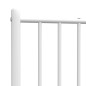 vidaXL Cabecero de metal blanco 107 cm vidaXL Cabecero de metal blanco 107 cm