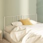vidaXL Cabecero de metal blanco 193 cm