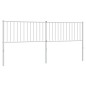 vidaXL Cabecero de metal blanco 193 cm