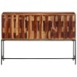 vidaXL Aparador de madera maciza de acacia 110x28x76 cm