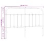 vidaXL Cabecero de metal blanco 140 cm