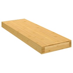 vidaXL Estante de pared de bambú 60x20x4 cm