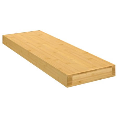 vidaXL Estante de pared de bambú 60x20x4 cm
