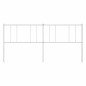 vidaXL Cabecero de metal blanco 193 cm vidaXL Cabecero de metal blanco 193 cm