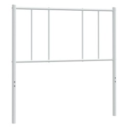 vidaXL Cabecero de metal blanco 100 cm