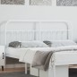 vidaXL Cabecero de metal blanco 160 cm vidaXL Cabecero de metal blanco 160 cm