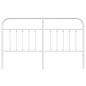 vidaXL Cabecero de metal blanco 160 cm vidaXL Cabecero de metal blanco 160 cm