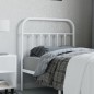 vidaXL Cabecero de metal blanco 90 cm vidaXL Cabecero de metal blanco 90 cm