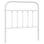 vidaXL Cabecero de metal blanco 90 cm vidaXL Cabecero de metal blanco 90 cm