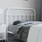 vidaXL Cabecero de metal blanco 107 cm vidaXL Cabecero de metal blanco 107 cm