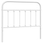 vidaXL Cabecero de metal blanco 107 cm vidaXL Cabecero de metal blanco 107 cm