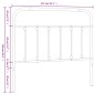 vidaXL Cabecero de metal blanco 107 cm vidaXL Cabecero de metal blanco 107 cm