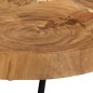 vidaXL Mesa de centro 6 troncos madera maciza acacia 36 cm vidaXL Mesa de centro 6 troncos madera maciza acacia 36 cm