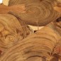 vidaXL Mesa de centro 6 troncos madera maciza acacia 36 cm vidaXL Mesa de centro 6 troncos madera maciza acacia 36 cm
