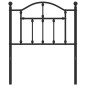 vidaXL Cabecero de metal negro 75 cm vidaXL Cabecero de metal negro 75 cm