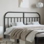 vidaXL Cabecero de metal negro 160 cm vidaXL Cabecero de metal negro 160 cm