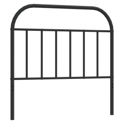 vidaXL Cabecero de metal negro 100 cm