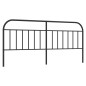 vidaXL Cabecero de metal negro 193 cm vidaXL Cabecero de metal negro 193 cm