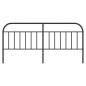 vidaXL Cabecero de metal negro 193 cm vidaXL Cabecero de metal negro 193 cm