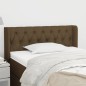 vidaXL Cabecero de tela gris oscuro 103x16x78/88 cm