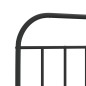 vidaXL Cabecero de metal negro 193 cm vidaXL Cabecero de metal negro 193 cm