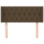 vidaXL Cabecero de tela gris oscuro 103x16x78/88 cm