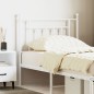 vidaXL Cabecero de metal blanco 80 cm vidaXL Cabecero de metal blanco 80 cm