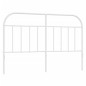 vidaXL Cabecero de metal blanco 135 cm vidaXL Cabecero de metal blanco 135 cm