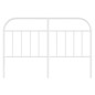 vidaXL Cabecero de metal blanco 135 cm vidaXL Cabecero de metal blanco 135 cm