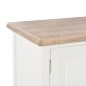 vidaXL Mueble de TV madera contrachapada blanco 110x30x40 cm