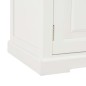 vidaXL Mueble de TV madera contrachapada blanco 110x30x40 cm